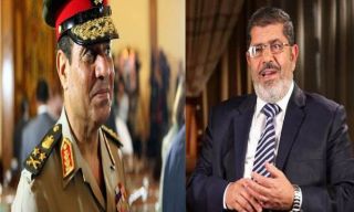 As-Sisi dan Presiden Mursi (islammemo.cc)