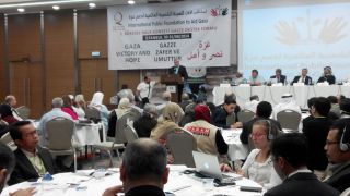 Komite Nasional untuk Rakyat Palestina (KNRP) mengikuti konferensi ‘International Public Foundation to Aid Gaza’ yang berlangsung hari ini Sabtu (30/8/14) sampai Ahad (31/8/14) di Istanbul, Turki.  (KNRPMedia)