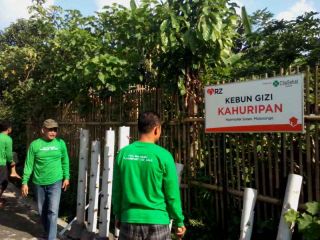 Kebun Gizi Kahuripan di Kampung Parang Makassar.  (sayasih/rz)