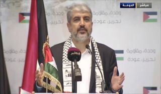 Kepala Biro Politik Hamas, Khalid Misy'al (aljazeera.net)