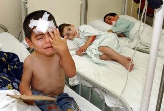 Anak-anak Gaza banyak jadi yatim, bahkan yatim-piatu. (halawatuliman05.blog)