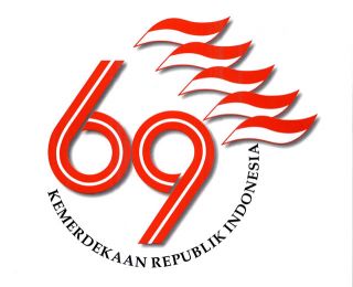 Logo HUT ke-69 kemerdekaan Republik Indonesia (RI). (setkab.go.id)