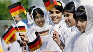 Muslim Jerman (ilustrasi).  (www.stormfront.org)