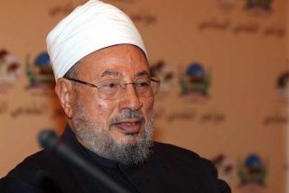 Syaikh Yusuf Al-Qaradhawi, pengarang kitab Fiqh Jihad (therightscoop.com)