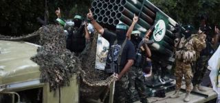 Senjata berat batalion Izzuddin Al-Qassam yang digunakan dalam perang melawan Israel (felesteen.ps)