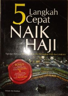 Cover buku "5 Langkah Cepat Naik Haji".