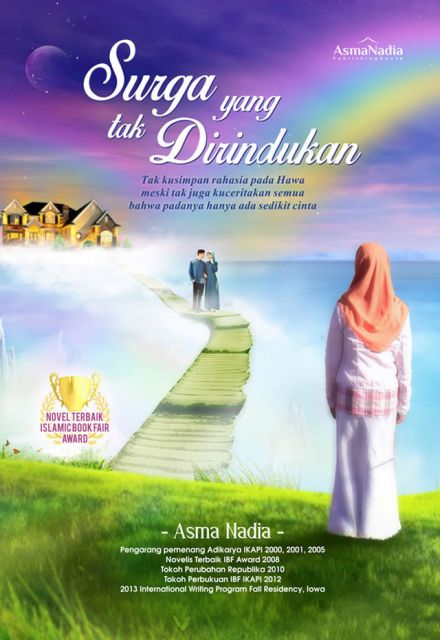Cover buku "Surga yang tak Dirindukan".