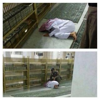 Foto lelaki yang meninggal di Masjid Nabawi kemarin (islammemo)