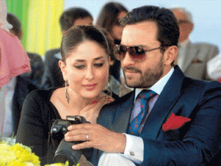 Saif Ali Khan dan istrinya, Kareena Kapoor (alquds)