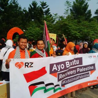 Dukungan untuk Recovery Palestina di Bandung.  (Asih/rz)