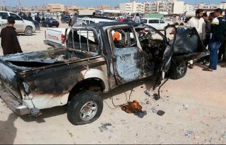 Bom mobil yang meledak di Tobruk kemarin (12/11/2014) (dailystar.com)