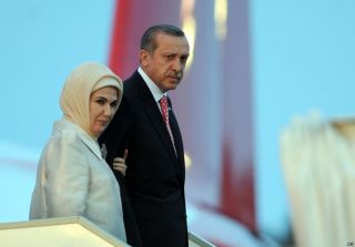 Erdogan dan istri. (alhurra.eu)