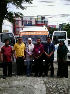 Mobil Klinik sumbangan Indosat Bengkulu.  (Mira/PKPU)