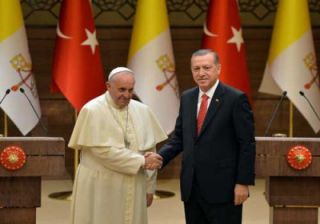 Paus Francis dan Erdogan. (today'sopinion)