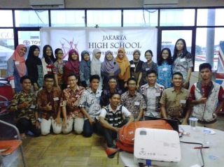 Peserta Jakarta High School Entrepreneur Challenge (JHSEC ) 2014.  (anisa/kis/pkpu).