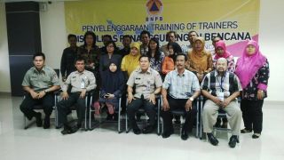 Peserta Training of Trainers (TOT) Disabilitas yang diselenggarakan oleh BNPB. (amir/nisa/pkpu)
