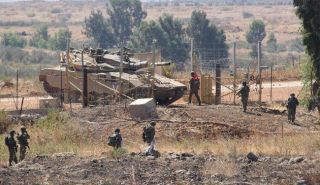 Tentara Zionis Israel di perbatasan dengan Libanon. (islammemo.cc)