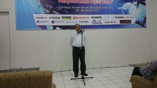 Pembukaan Simposium Media Islam Online di Surabaya, Rabu (28/1/15).  (usb/dakwatuna.com)