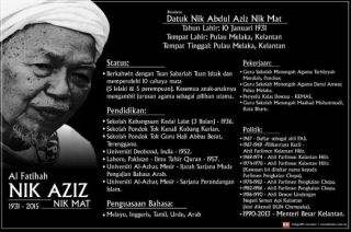 Biografi Tuan Guru Nik Abdul Aziz (astroawani.com)