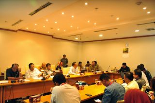 Rapat Dengar Pendapat (RDP) Komisi D DPRD Sumut dengan beberapa maskapai penerbangan di Gedung DPRD Provinsi Sumut, Selasa (3/2). (IST)