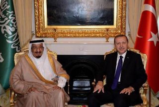 Presiden Recep Tayyip Erdogan dan Raja Salman. (islammemo)