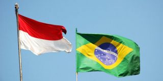 Bendera Indonesia dan Brasil (ilusrasi) (ayogitabisa.com)