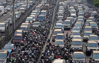 Kemacetan di Jakarta.  (infonitas.com)