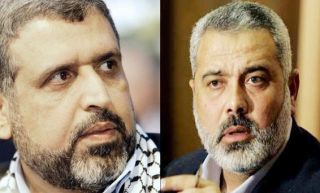 Dua petinggi faksi perlawanan Palestin di Jalur Gaza. (islammemo.cc)