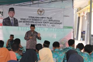 Anggota MPR RI Hadi Mulyadi sosialisasikan empat pilar kebangsaan kepada masyarakat Bulungan. (IST)