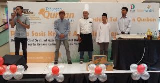 Launching Tabungan Qurban Mandiri dan pesta sosis kreatif anak indonesia. Ahad (1/3/15).  (Ginanjar/Yatim Mandiri)