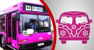 Bis Pink khusus angkut mahasiswi. (yenisafak)