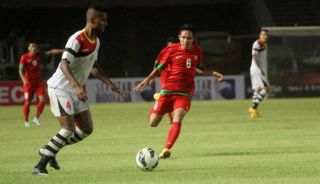 Timnas Indonesia saat menghadapi Timor Leste.  (iberita.com)