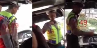 Brigadir 'M', Polisi yang membentak-bentak pengemudi Transjakarta.  (merdeka.com)