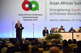 PM.Palestina di Konferensi Asia-Afrika Jakarta. (felesteen.ps)