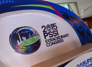 Kongres Luar Biasa (KLB) PSSI 2015 di Surabaya.  (galamedianews.com)