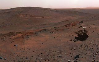 Robot Nasa atau Nasa Curiosity saat menjelajah planet Mars. (okezone.com)