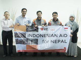 Relawan Kebencanaan RZ yang akan diberangkatkan ke Nepal. (rena/rz)
