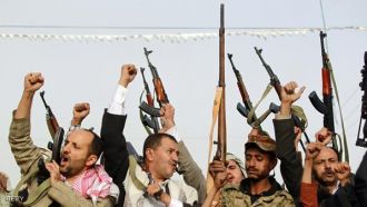 Pemberontak Syiah Hutsi di kota Sana'a. (sky news)
