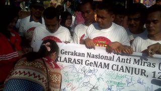 Deklarasi Gerakan Nasional Anti Miras (GeNAM) Kab.Cianjur, (tribunnews.com)