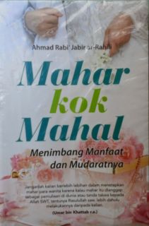 Cover buku "Mahar kok Mahal, Menimbang Manfaat dan Mudaratnya". (dienariek.blogspot.com)