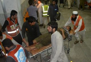 Rumah sakit di Pakistan disiagakan untuk menampung korban (www.aa.com.tr)