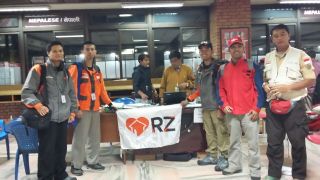 Empat orang Relawan RZ tiba di Kathmandu pukul 00:00, Kamis (30/04). (rena/rz)