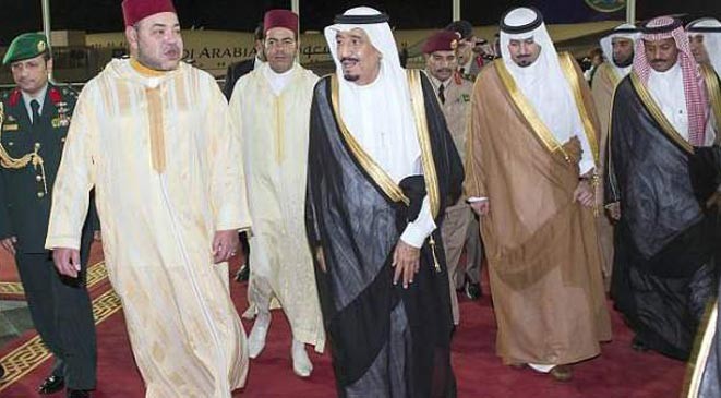 Raja Salman sambut Mohammed VI. (eremnews.com)