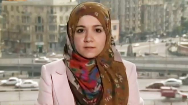 Sundus 'Ashim, aktivis muda wanita IM yang dihukum mat bersama Dr. Mursi (aljazeera.net)