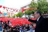 Erdogan saat berkampanye baru-baru ini. (anadolu)