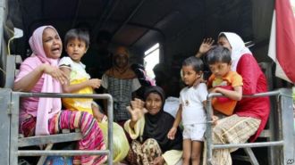 Pengungsi Rohingya. (tribunnews)