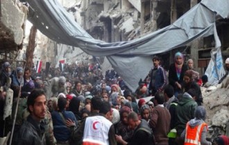 Kondisi salah satu kamp pengungsian Palestina di Suriah. (amazonaws.com)