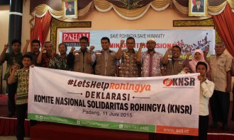 Deklarasi KNSR Sumbar di Auditorium Gubernuran Provinsi Sumatera Barat. Kamis (11/6/15).  (ACTNews)
