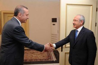 Erdogan dan pemimpin CHP, Kemal Kılıçdaroğlu. (al-monitor)