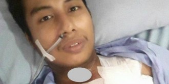 Robby Indra Wahyuda, aktivis anti rokok yang meninggal dunia karena kanker tenggorokan akibat merokok sejak usia muda.  (dream.co.id)